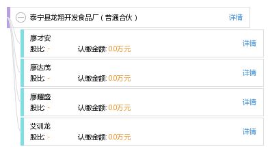 泰寧縣龍翔開發(fā)食品廠 普通合伙